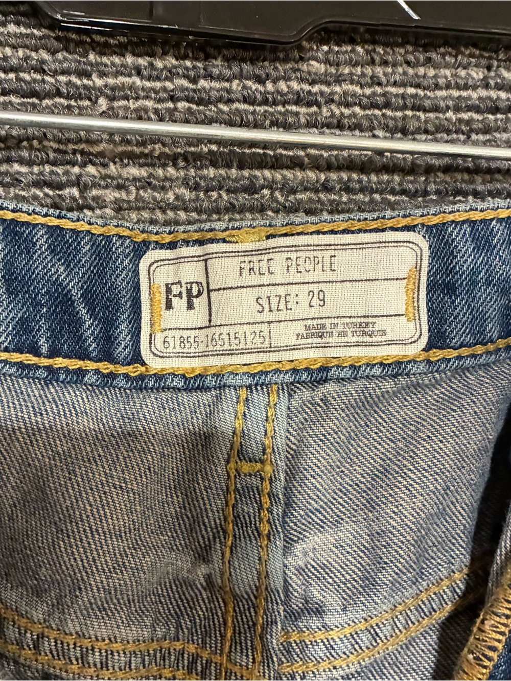 Free People Washed Light Blue Distressed Boyfriend Jeans - Picture 6 of 12